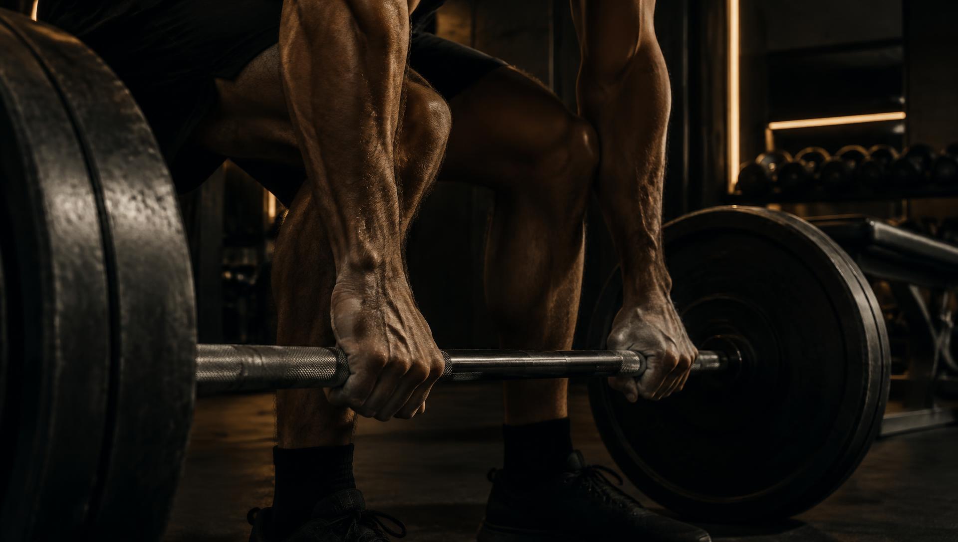 Barbell set for a private strength session