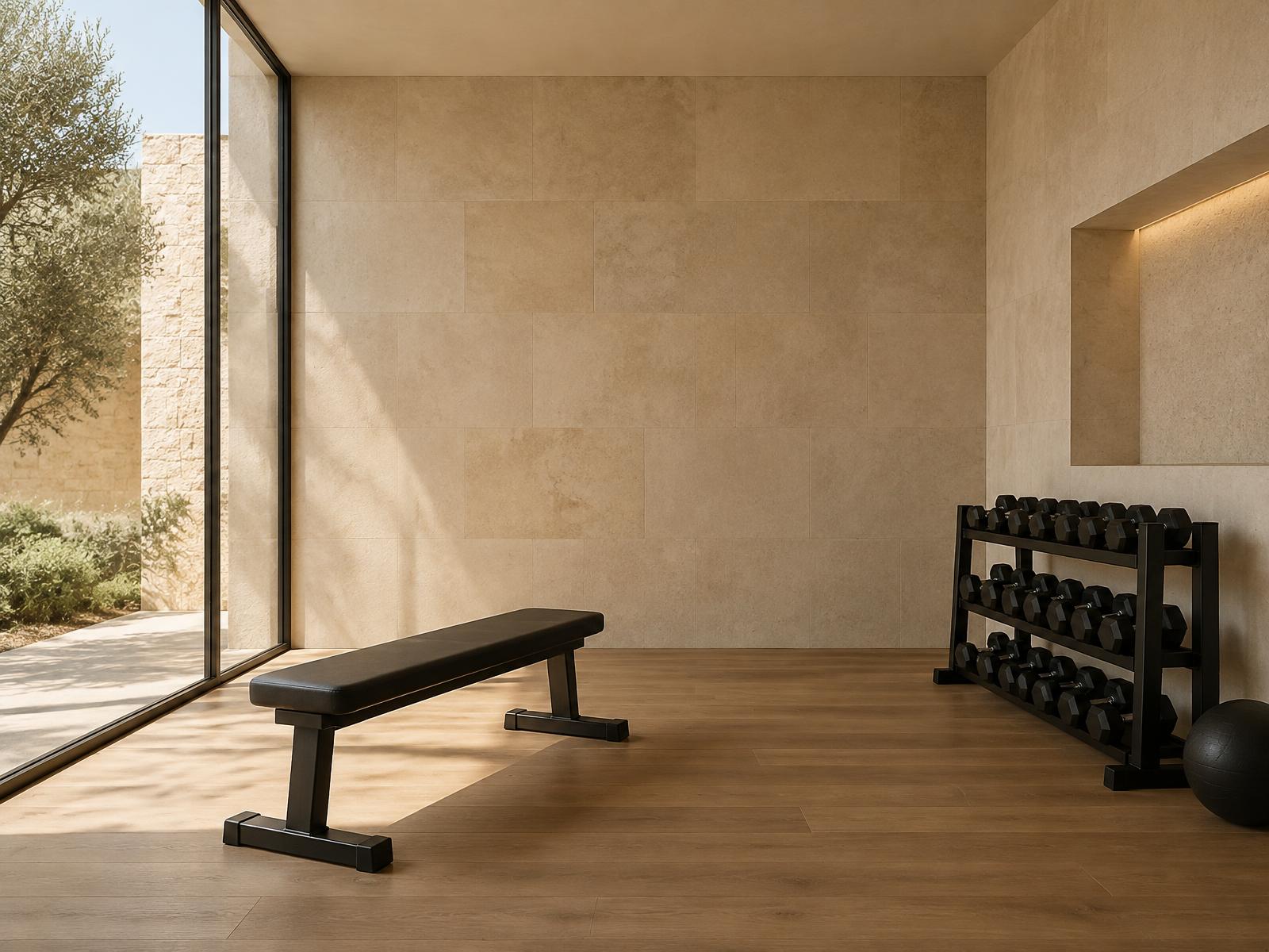 Private training studio, The studio